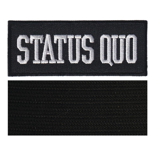 MAXIMUMPATCHES - 008M - 10 cm x 4 cm - Ecusson Patch Brodé Avec Scratch Cousu Au Dos + Carré Scratch A Coudre, Face Opposé 10 cm x 10 cm/Groupe Musique Métal Rock Punk Heavy Trash Blues