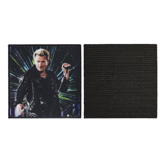 MAXIMUMPATCHES - 10 cm x 10 cm - Ecusson Patch Brodé Avec Scratch Cousu Au Dos + Carré Scratch A Coudre, Face Opposé 10 cm x 10 cm/Groupe Musique Métal Rock Punk Heavy Trash Blues