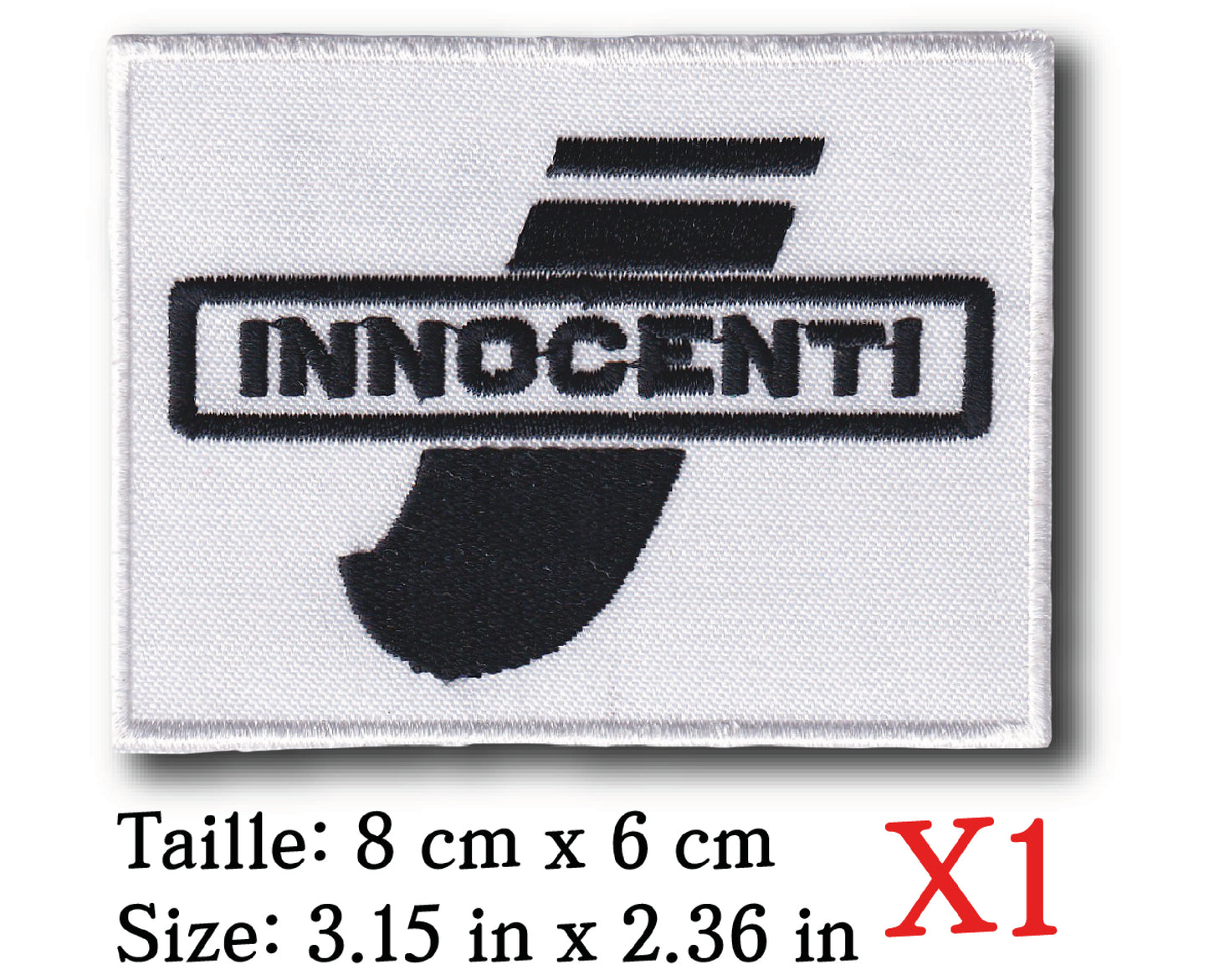 MAXIMUMPATCHES - Ecusson Patch Brodé Thermocollant - 8 cm x 6 cm - Automobile Italie Rétro Vintage Combinaison Pilote