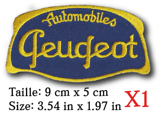MAXIMUMPATCHES - Ecusson Patch Brodé Thermocollant - 9 cm x 5 cm - Automobile Moto Voiture Rétro Vintage
