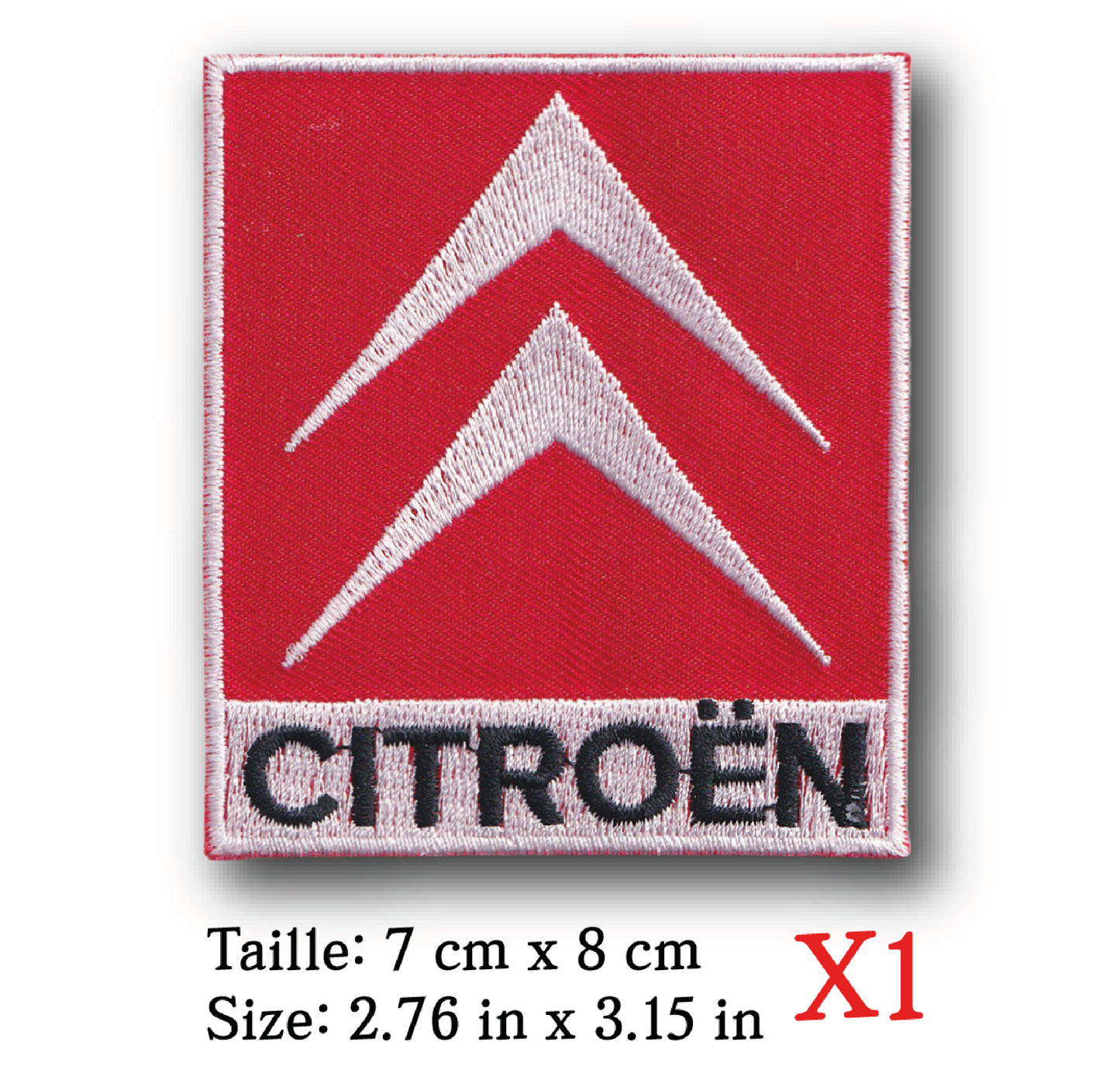 MAXIMUMPATCHES - Ecusson Patch Brodé Thermocollant - 7 cm x 8 cm - Automobile Moto Voiture Rétro Vintage