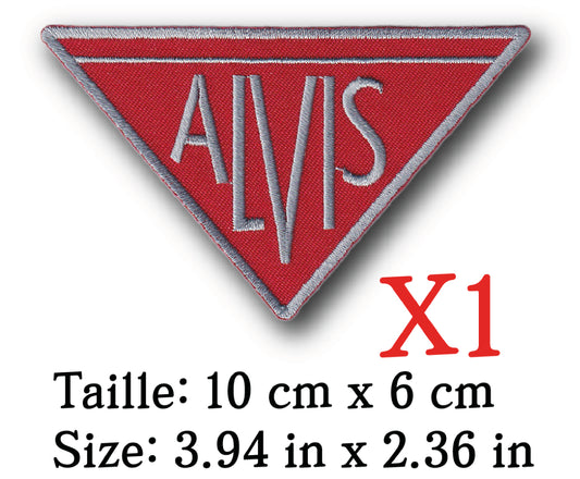 MAXIMUMPATCHES - Ecusson Patch Brodé Thermocollant - 10 cm x 6 cm - Automobile Ancienne Collection Rétro Vintage Alvis