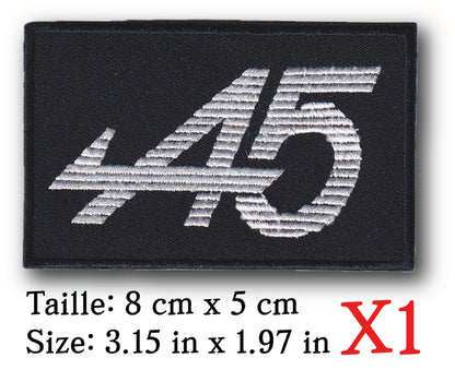 MAXIMUMPATCHES - Ecusson Patch Brodé Thermocollant - 8 cm x 5 cm - Automobile Moto Rétro Vintage A5