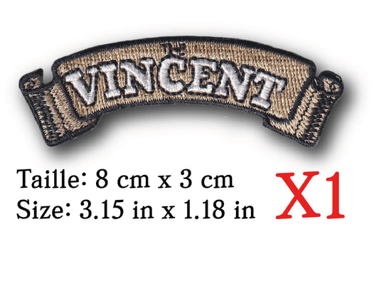 MAXIMUMPATCHES - Ecusson Patch Brodé Thermocollant - 8 cm x 3 cm - Moto Motorcycles Uk Royaume-Uni The Vincent