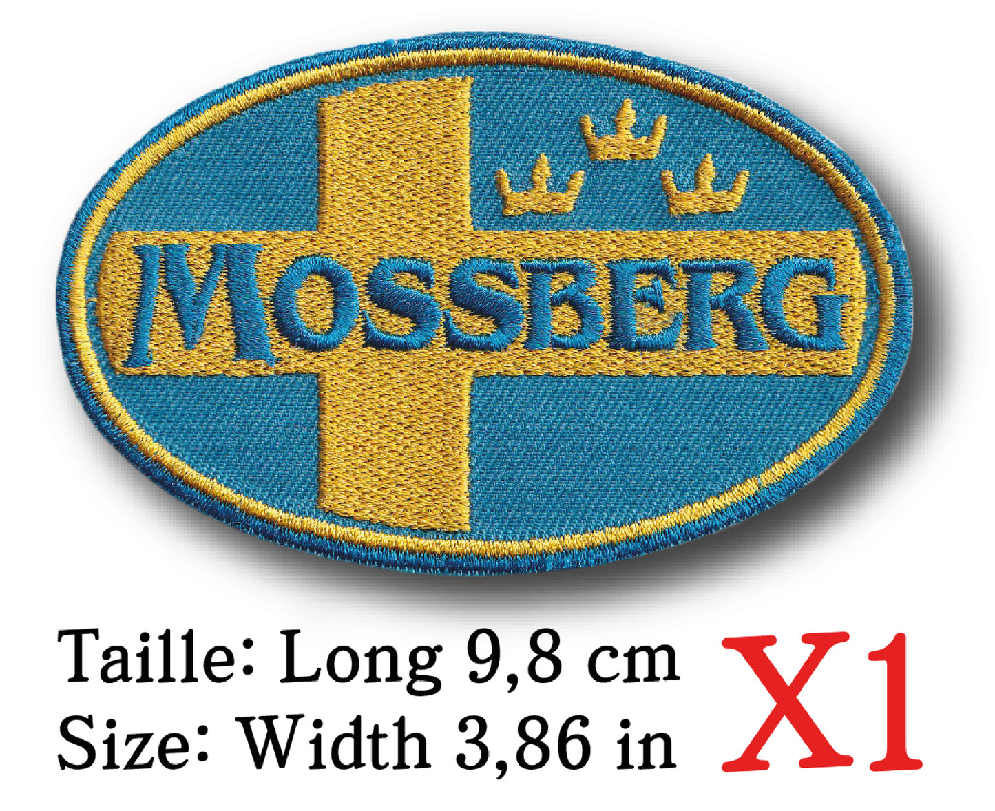 MAXIMUMPATCHES - Ecusson Patch Brodé Thermocollant - Longueur 9,8 cm - Tir Sportif Chasse Militaire Airsoft Mossberg