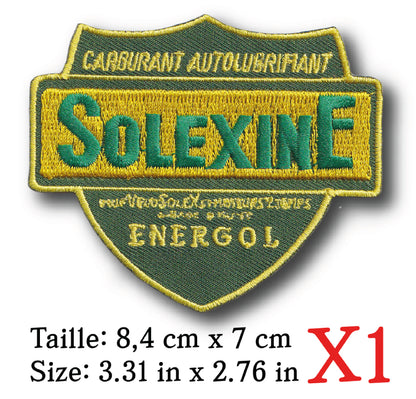 MAXIMUMPATCHES - Ecusson Patch Brodé Thermocollant - 8,4 cm x 7 cm - Cyclomoteur Vélomoteur Rétro Vintage Publicité Ancienne