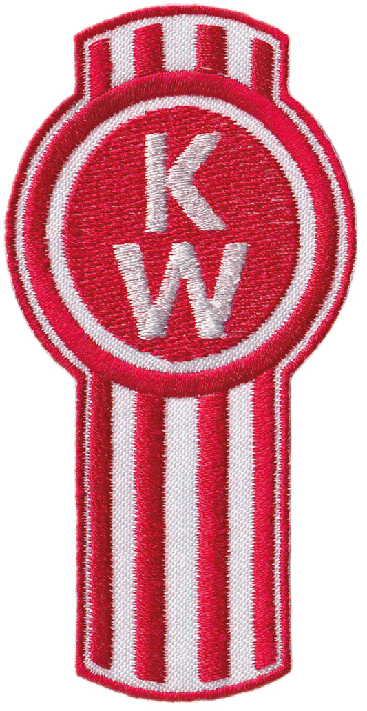 MAXIMUMPATCHES - Ecusson Patch Brodé Thermocollant - 10 cm x 5 cm - Camion Semi-Remorque Usa Kw Kenworth Trucks