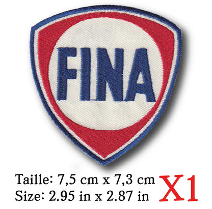 MAXIMUMPATCHES - Ecusson Patch Brodé Thermocollant - 7,5 cm x 7,3 cm - Automobile Moto Voiture Rétro Vintage Fina