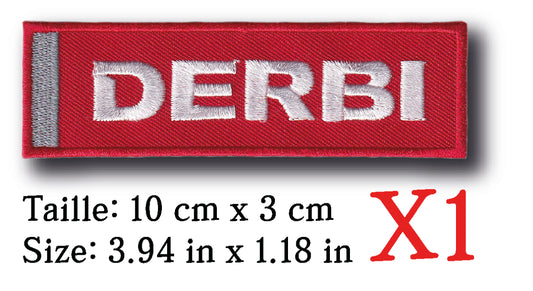 MAXIMUMPATCHES - 10 cm x 3 cm - Ecusson Patch Brodé Thermocollant - Moto Espagne Italie Enduro Scooter