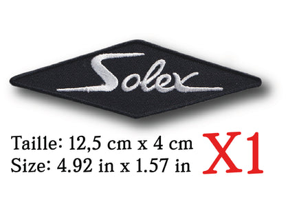 MAXIMUMPATCHES - Ecusson Patch Brodé Thermocollant - 12,5 cm x 4 cm - Vélomoteur France Cyclomoteur