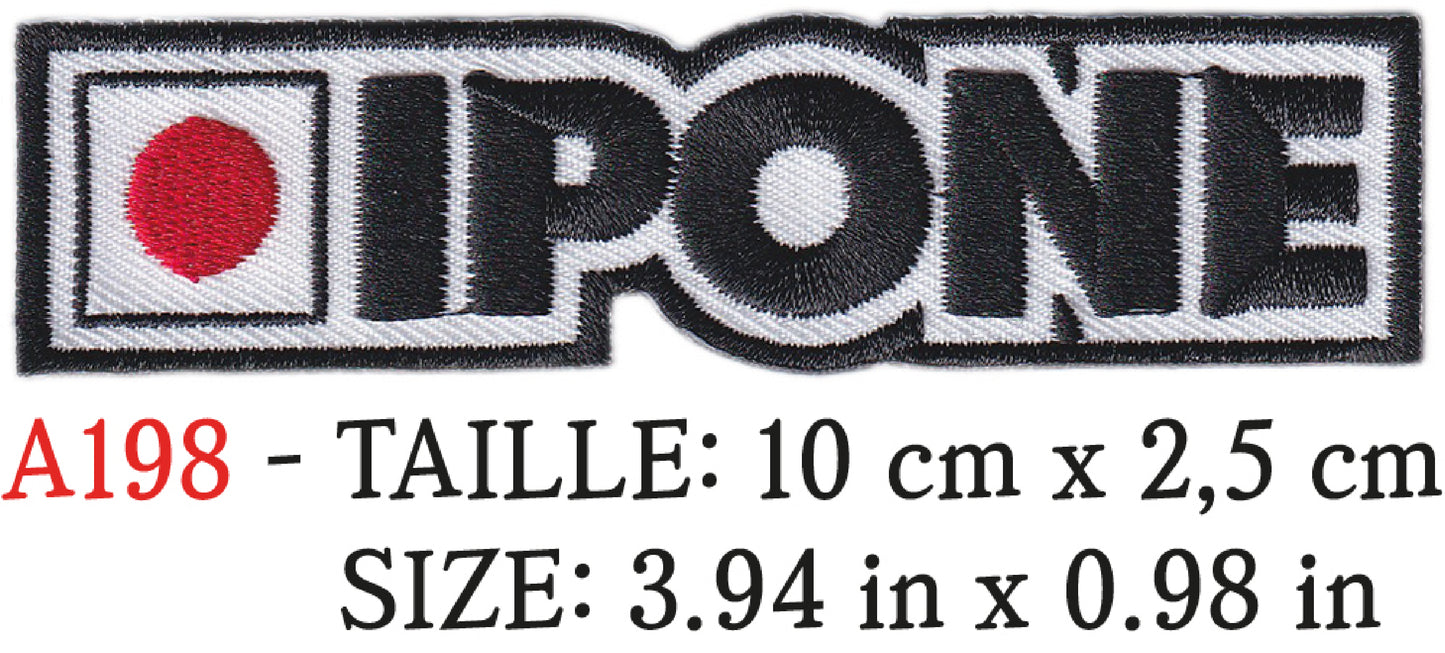 MAXIMUMPATCHES - Ecusson Patch Brodé Thermocollant - 10 cm x 2,5 cm - Automobile Moto Rétro Vintage