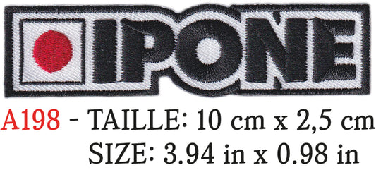 MAXIMUMPATCHES - Ecusson Patch Brodé Thermocollant - 10 cm x 2,5 cm - Automobile Moto Rétro Vintage
