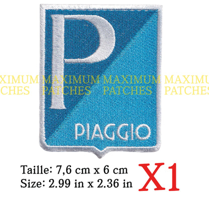MAXIMUMPATCHES - Ecusson Patch Brodé Thermocollant - 7,6 cm x 6 cm - Scooter Rétro Vintage