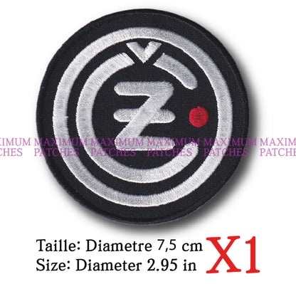 MAXIMUMPATCHES - Ecusson Patch Brodé Thermocollant - Diametre 7,5 cm - Moto Tcheque Cz