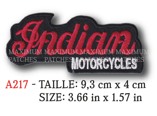 MAXIMUMPATCHES - 9,3 cm x 4 cm - Ecusson Patch Brodé Thermocollant - Motorcycle Usa