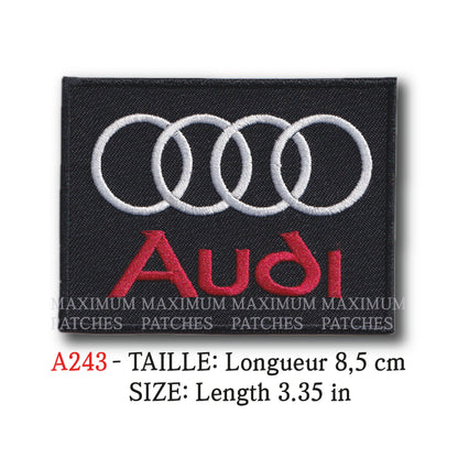 MAXIMUMPATCHES - Ecusson Patch Brodé Thermocollant - Longueur 8,5 cm - Automobile Voiture Allemande