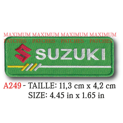 MAXIMUMPATCHES - 11,3 cm x 4,2 cm - Ecusson Patch Brodé Thermocollant - Moto Japon Rétro Vintage