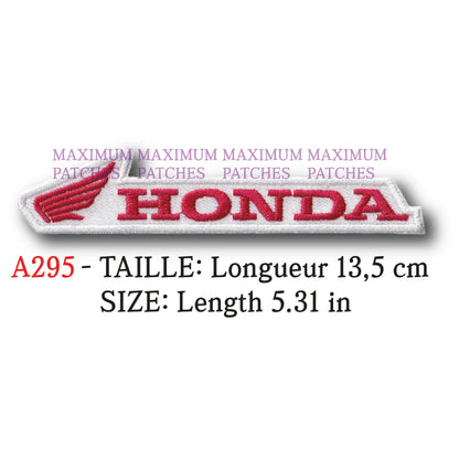 MAXIMUMPATCHES - Longueur 13,5 cm - Ecusson Patch Brodé Thermocollant - Moto Japon Marque Logo Rétro Vintage