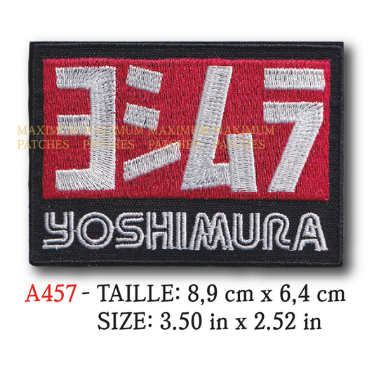 MAXIMUMPATCHES - Ecusson Patch Brodé Thermocollant - 10 cm x 2,8 cm - Moto Automobile Vintage Retro