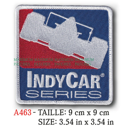 MAXIMUMPATCHES - 9 cm x 9 cm - Ecusson Patch Brodé Thermocollant - Course Automobile Usa