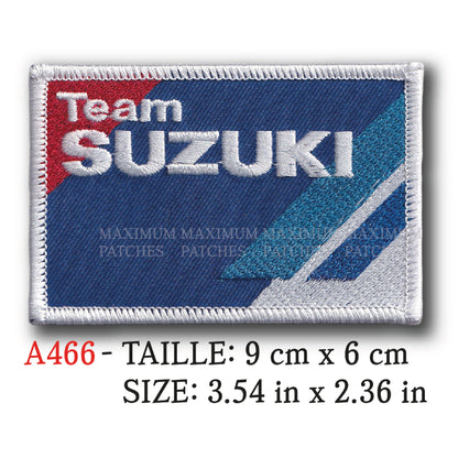 MAXIMUMPATCHES - 9 cm x 6 cm - Ecusson Patch Brodé Thermocollant - Moto Japon Marque Logo Publicité