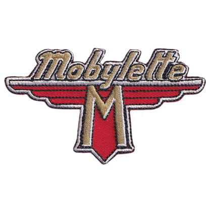 MAXIMUMPATCHES - 7 cm x 8 cm - Ecusson Patch Brodé Thermocollant - Cyclomoteur Vélomoteur France Publicité Marque Logo Mobylette