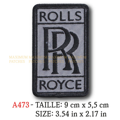 MAXIMUMPATCHES - 9 cm x 5,5 cm - Ecusson Patch Brodé Thermocollant - Automobile Uk Britannique Anglais Publicité Marque Logo