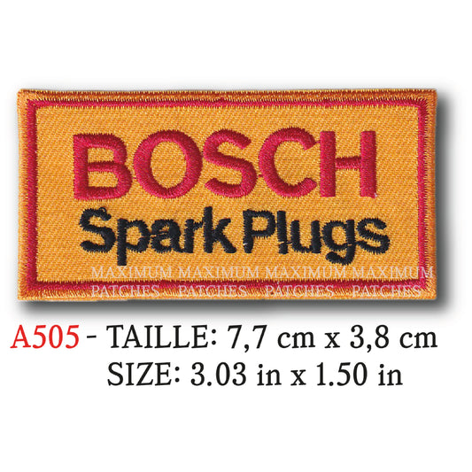 MAXIMUMPATCHES - 7,7 cm x 3,8 cm - Ecusson Patch Brodé THermocollant - Automobile Moto Allemand Course Race Compétition