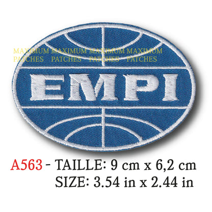 MAXIMUMPATCHES - 9 cm x 6,2 cm - Ecusson Patch Brodé Thermocollant - Pièce Automobile Cocs Kafer Beetle Marque Logo Vintage Rétro