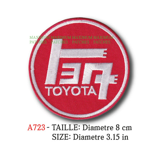 MAXIMUMPATCHES - Ecusson Patch Brodé Thermocollant - Diametre 8 cm - Automobile Japon Rétro Vintage