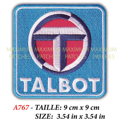 MAXIMUMPATCHES - Ecusson Patch Brodé Thermocollant - 9 cm x 9 cm - Horizon Samba 1510 Solara Avenger Sunbeam Bagheera Rancho Murena Talbot