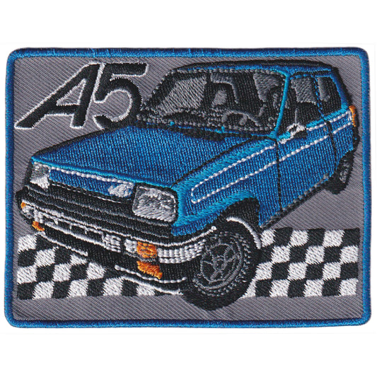 MAXIMUMPATCHES - Ecusson Patch Brodé Thermocollant - Diamètre 9 cm x 7 cm - A5 Alpine R5 Automobile France Voiture Sport