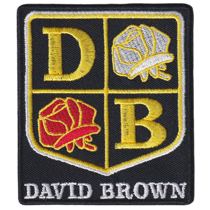 MAXIMUMPATCHES - Ecusson Patch Brodé Thermocollant - 8 cm x 7 cm - Matériel Tracteur Agricole Paysans Engin David Brown