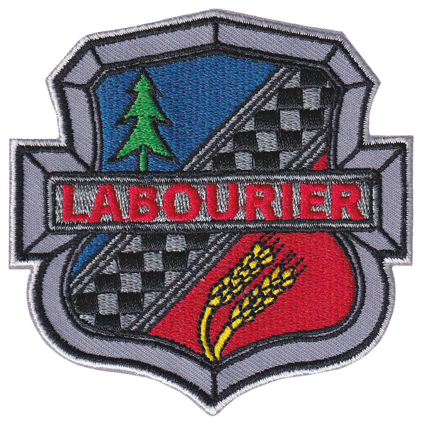 MAXIMUMPATCHES - Ecusson Patch Brodé Thermocollant - Dim: 8 cm x 8 cm - tracteur Matériel Agricole Paysans Engin Agriculture