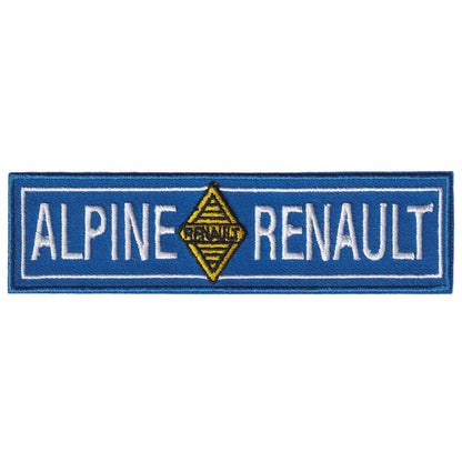 MAXIMUMPATCHES - Ecusson Patch Brodé Thermocollant - 12 cm x 3,2 cm - A110 A310 Gta A610 Automobile France Sport Jean Rédélé