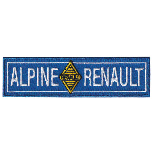 MAXIMUMPATCHES - Ecusson Patch Brodé Thermocollant - 12 cm x 3,2 cm - A110 A310 Gta A610 Automobile France Sport Jean Rédélé