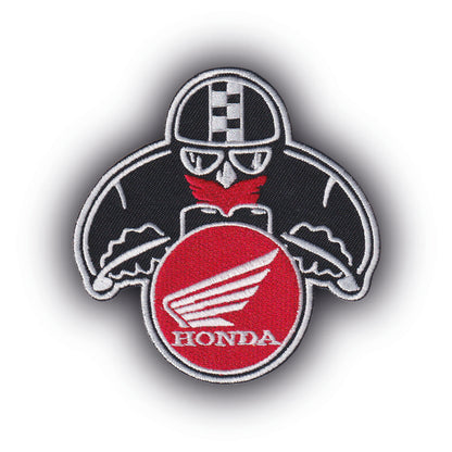 MAXIMUMPATCHES - Ecusson Patch Brodé Thermocollant - 9 cm x 8,5 cm - Moto Motard Japon Grand Prix Sportive Scooter Trails Roadster Motocross