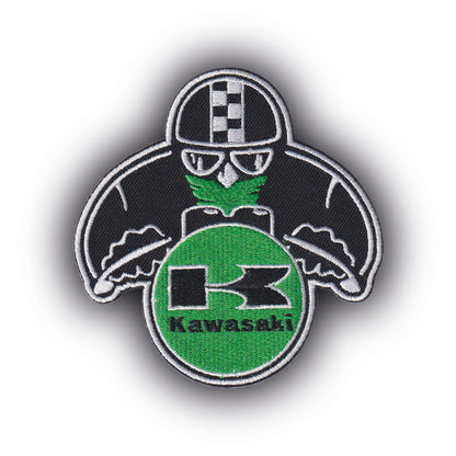 MAXIMUMPATCHES - Ecusson Patch Brodé Thermocollant - 9 cm x 8,5 cm - Moto Motard Japon Grand Prix Sportive Scooter Trails Roadster Motocross