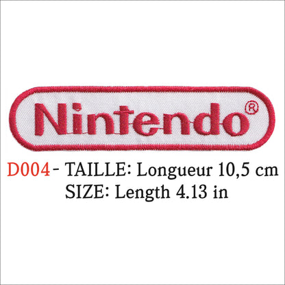 MAXIMUMPATCHES - Ecusson Patch Brodé Thermocollant - Largeur 10,5 cm - Jeux Vidéo Gamer