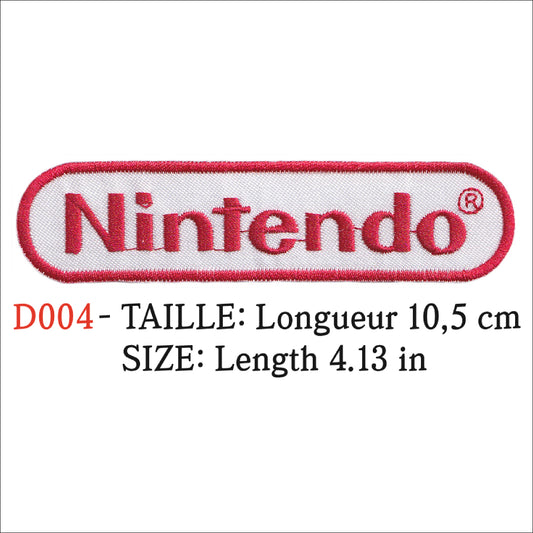 MAXIMUMPATCHES - Ecusson Patch Brodé Thermocollant - Largeur 10,5 cm - Jeux Vidéo Gamer