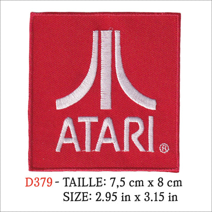 MAXIMUMPATCHES - Ecusson Patch Brodé Thermocollant - 7,5 cm x 8 cm - Ordinateur Vintage Jeux Vidéo Rétro Gaming