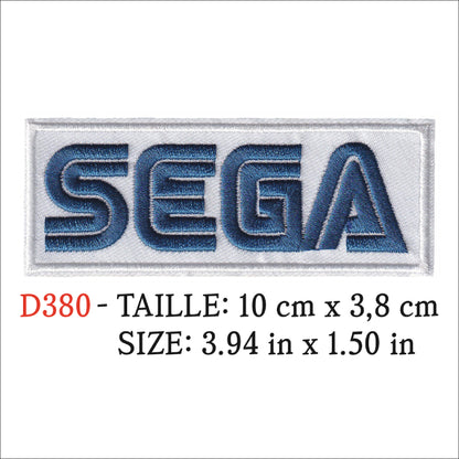MAXIMUMPATCHES - Ecusson Patch Brodé Thermocollant - 10 cm x 3,8 cm - Jeux Vidéo Rétro Gaming Console
