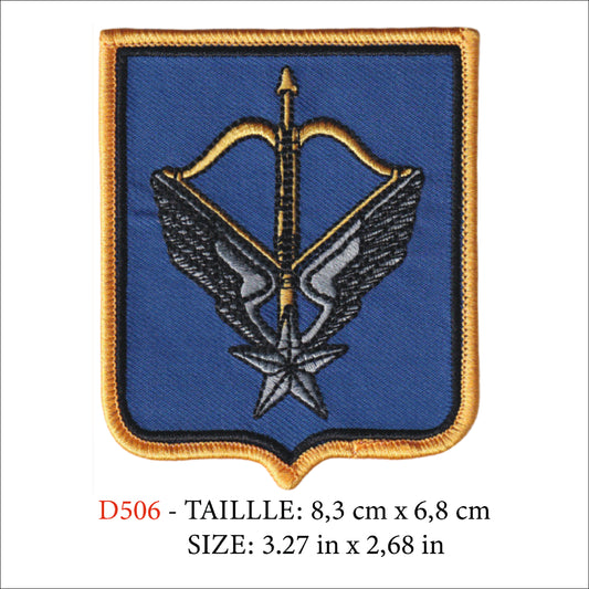 MAXIMUMPATCHES - Ecusson Patch Brodé Thermocollant - 8,3 cm x 6,8 cm - 4eme Régiment Hélicoptères Forces Spéciales Cos Armée Militaire Terre France