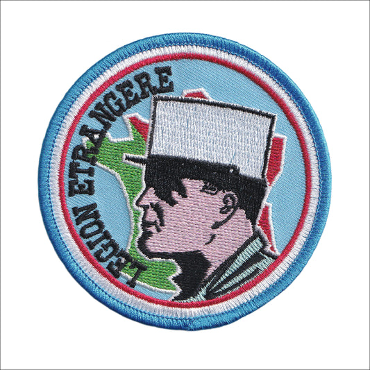 MAXIMUMPATCHES - Ecusson Patch Brodé Thermocollant - Diametre 8 cm - Legion Etrangere Armée Militaire