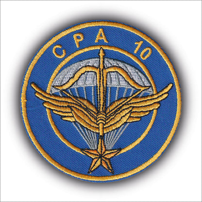 MAXIMUMPATCHES - Ecusson Patch Brodé Thermocollant - Diamètre: 8 cm - cpa 10 fusiliers marins armée militaire air mer terre commandos