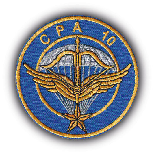 MAXIMUMPATCHES - Ecusson Patch Brodé Thermocollant - Diamètre: 8 cm - cpa 10 fusiliers marins armée militaire air mer terre commandos