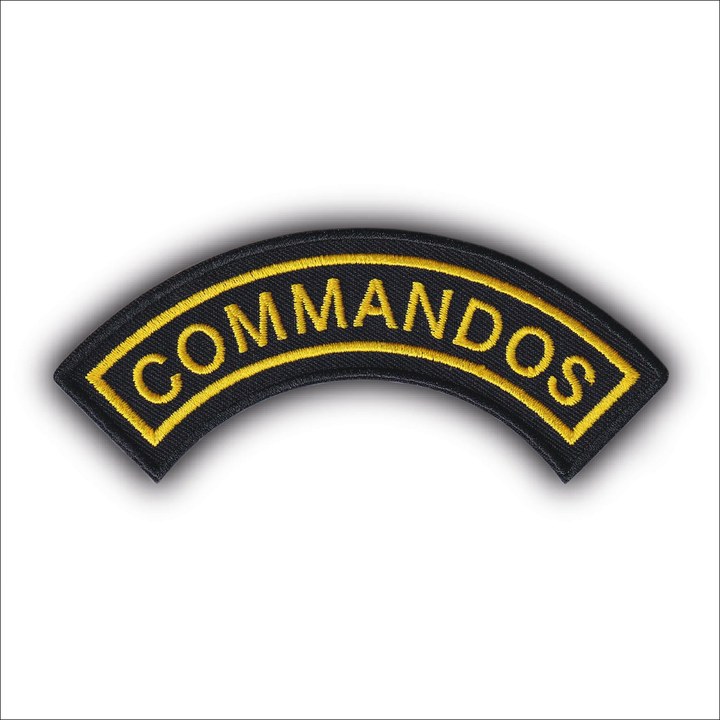 MAXIMUMPATCHES - Ecusson Patch Brodé Thermocollant - Dim: 12 cm x 5 cm - Commandos armée militaire air mer terre Fusiliers Parachutiste