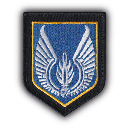 MAXIMUMPATCHES - Ecusson Patch Brodé Thermocollant - Dim: 9 cm x 7,2 cm - Militaire Armée Air Cosplay Collection Airsoft France GN Déguisement