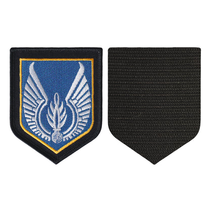 MAXIMUMPATCHES - Dim: 9 cm x 7,2 cm - Ecusson Patch Brodé Avec Scratch Cousu Au Dos + Carré Scratch a Coudre, Face Opposé Offerte/Militaire Gn Air Airsoft Cosplay Backpack Collection