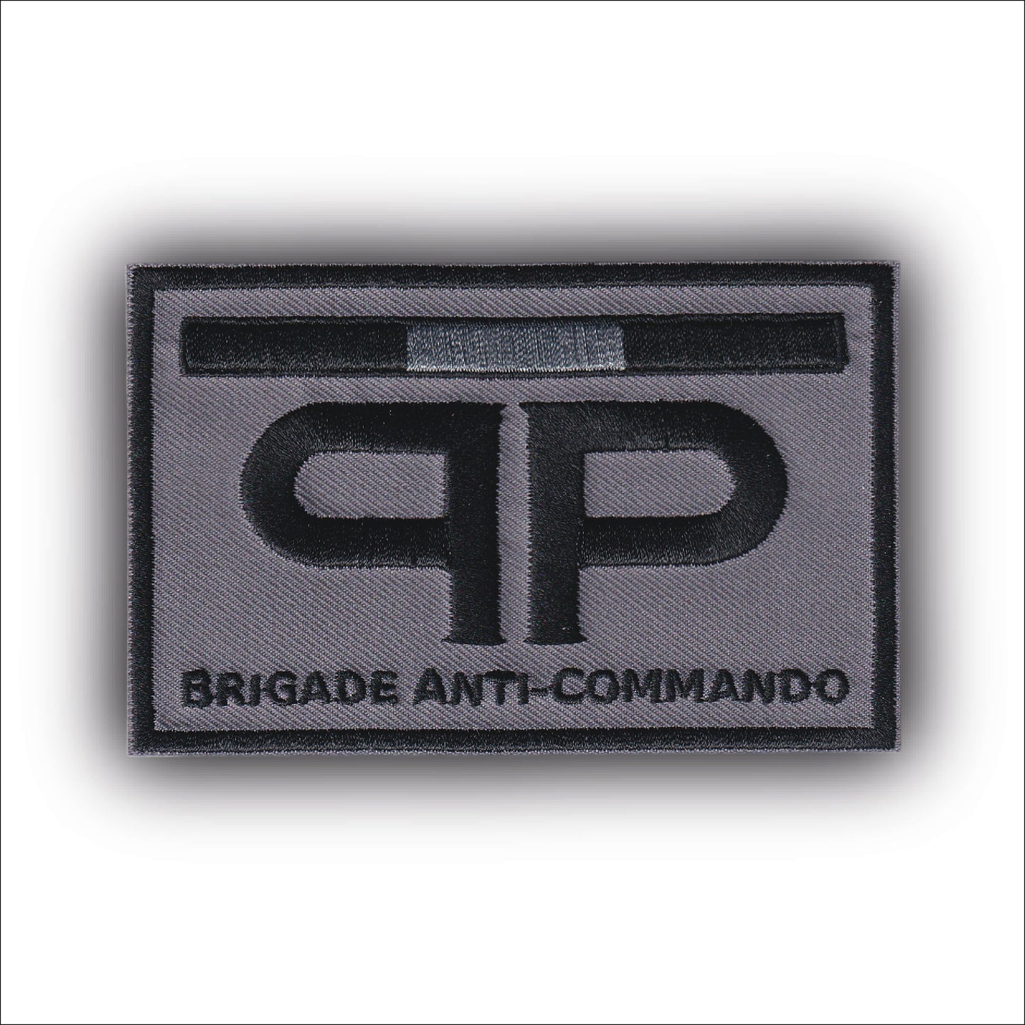 MAXIMUMPATCHES - Ecusson Patch Brodé Thermocollant - Dim: 10 cm x 6,4 cm - Police Fipn brigade anti-commando France Armée Militaire Airsoft Cosplay Déguisement
